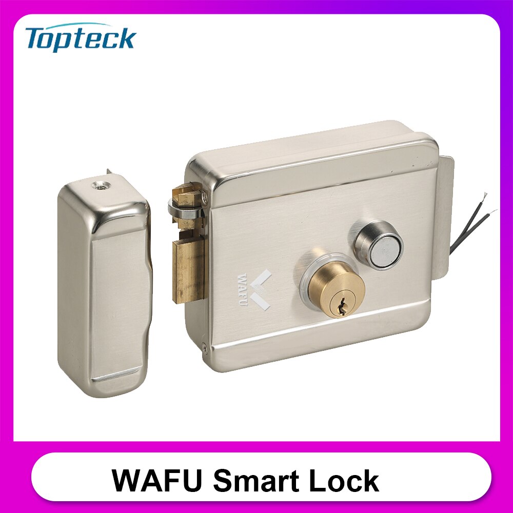 WAFU Smart Electric Gate Door Lock Secure Electric Metallic Lock Electronic Door Lock Door Access Control for Home Office