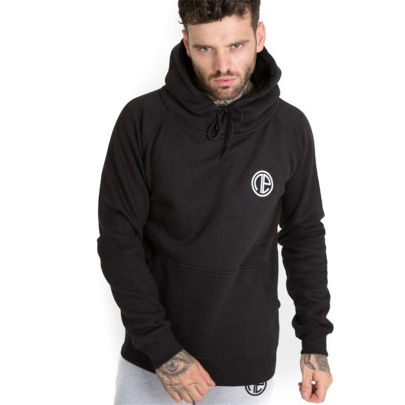 Män gym hoodies gym fitness bodybuilding sweatshirt sportkläder man träning huvjacka kläder
