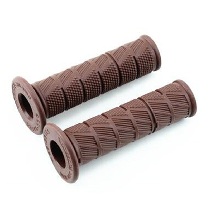 Guidon de moto universel, accessoires rétro de 22MM, pièces de moto pour kawasaki honda suzuki benelli yamaha Harley moto grip: 3 brown