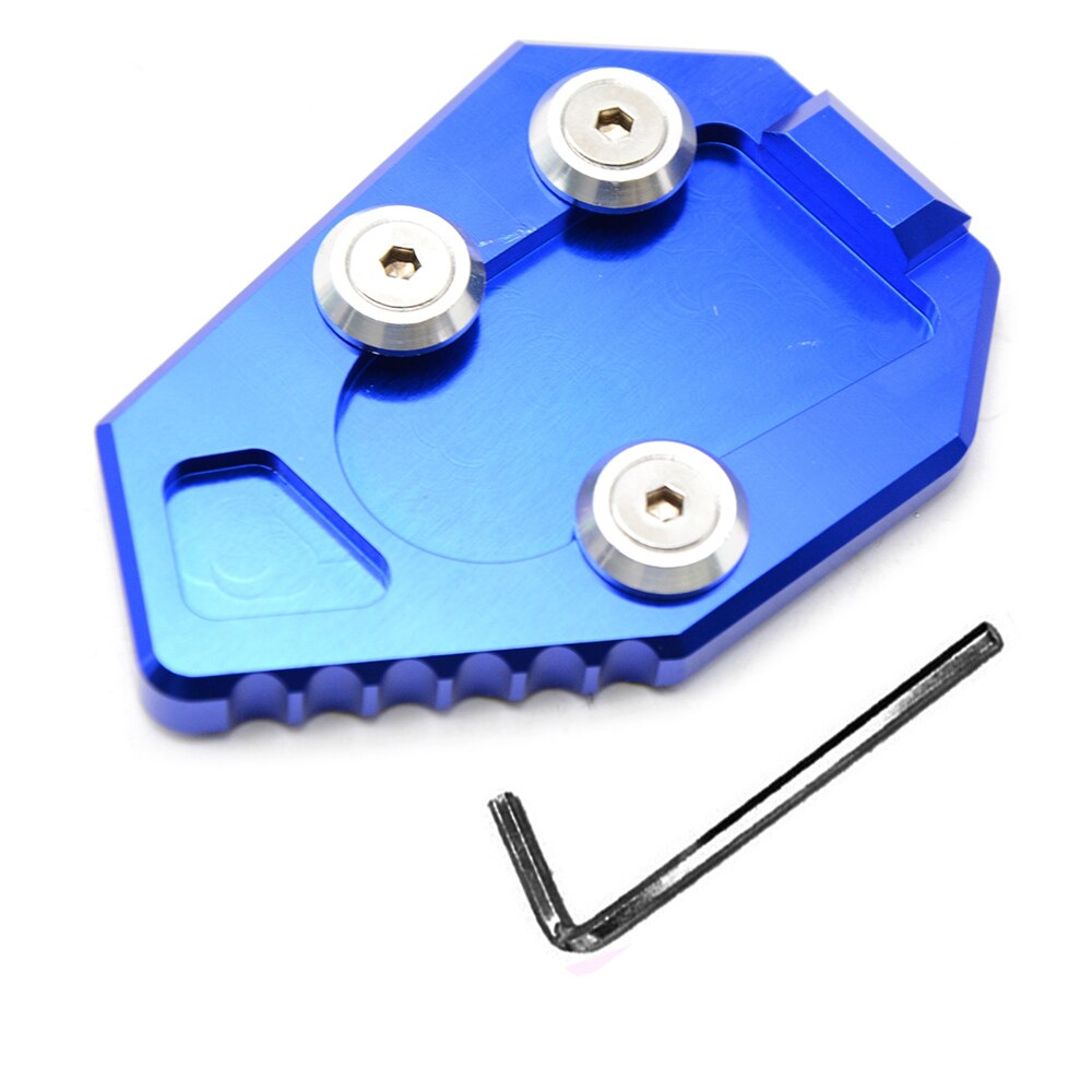 Béquille latérale pour moto Honda CB1000R CB1000 R CB 1000 R – , Extension CNC, plaque de Support: Blue