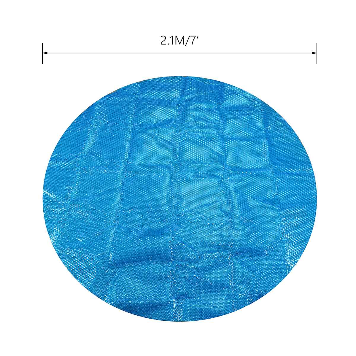 6ft/7ft Round/Square Swimming Pool Spa Tub Cover 400m Solar Thermal Blanket: B