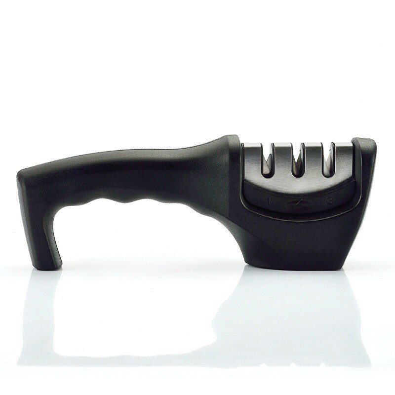 Affûteur de couteaux 3 étapes, affûtage de cuisine , Pierre à aiguiser, Couteaux de broyeur, Pierre à aiguiser, Tungstène Diamant Céramique