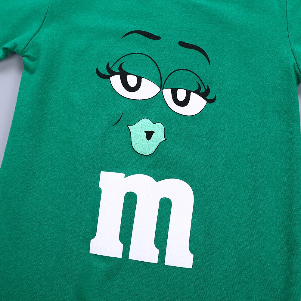 Barboteuse en coton pour -né fille et garçon, combinaisons bonbons, chocolats, vêtements d'été à manches courtes, doux pour bébé