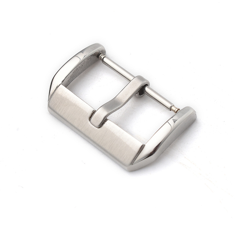 Cinturino Orologio Uomo In Pelle Vera Con Fibbia Singola &ndash; Larghezze 14/16/18/20/22/24mm