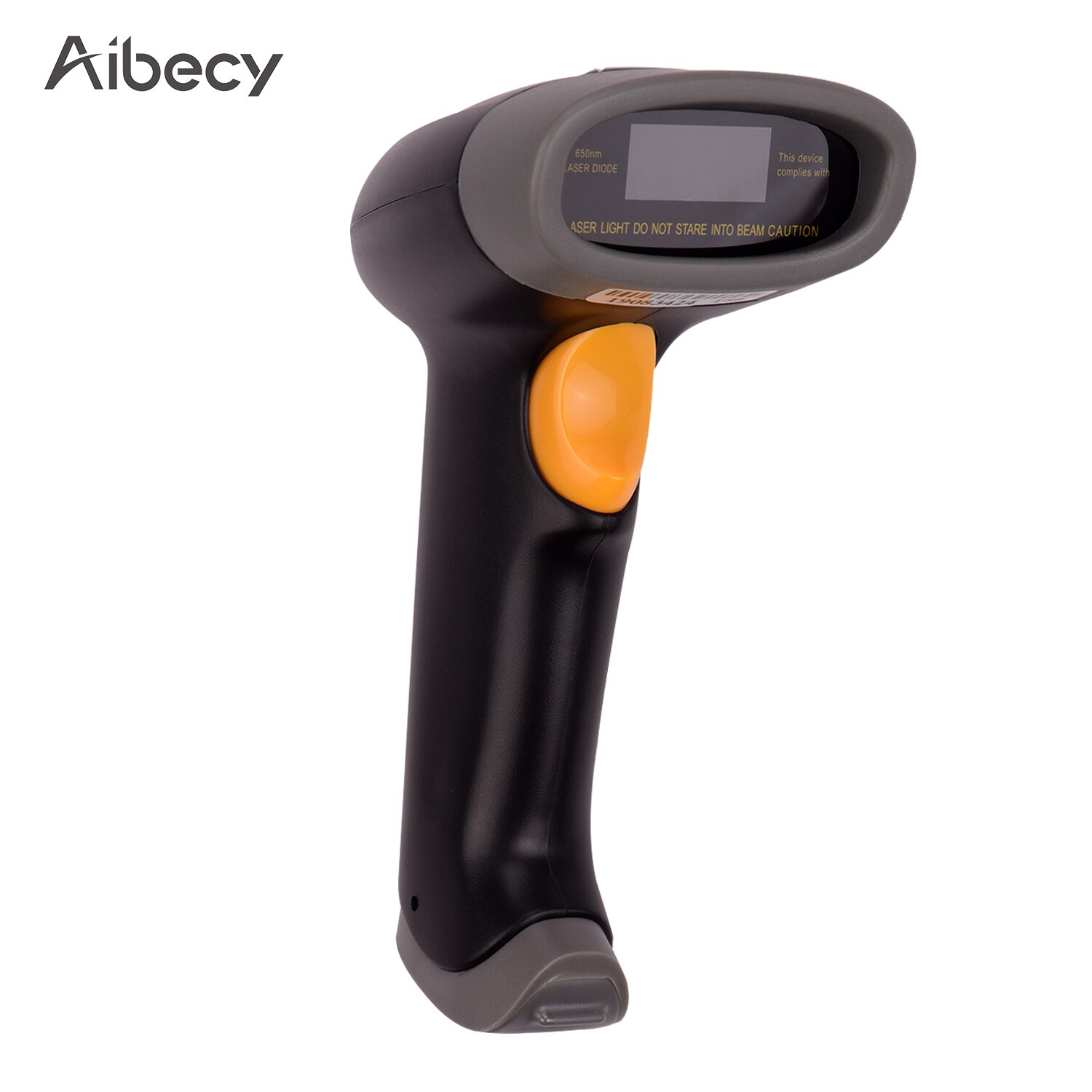 Aibecy håndholdt 1d usb stregkodescanner stregkodelæser 32- bit dekoder kompatibel til linux android macos windows