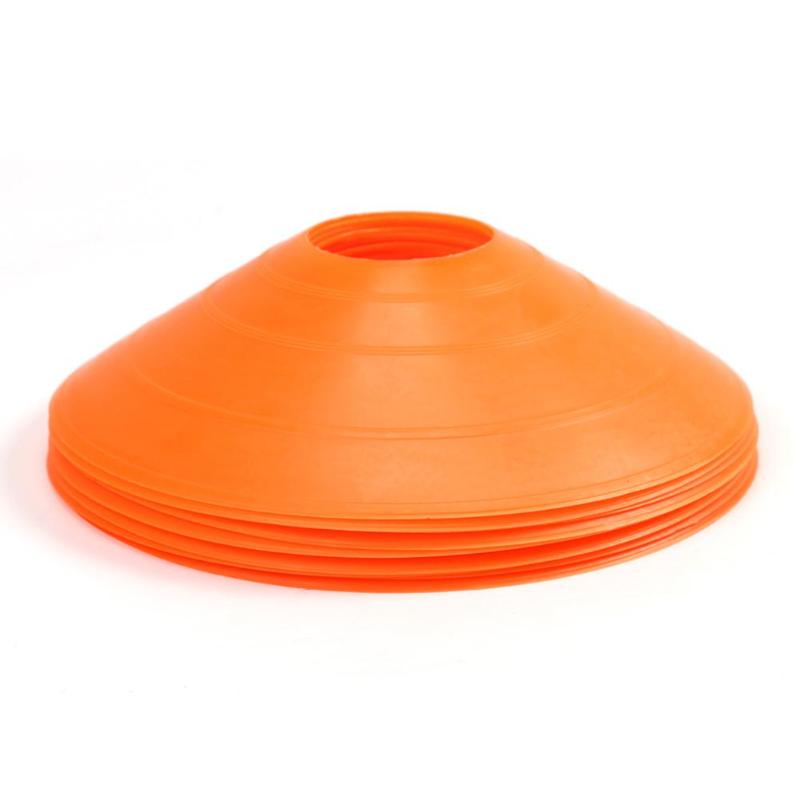 10 Stuks Beroep Training Disc Field Markering Coaching Training Tool Disc Kegels Voetbal Basketbal Snelheid Agility: Oranje
