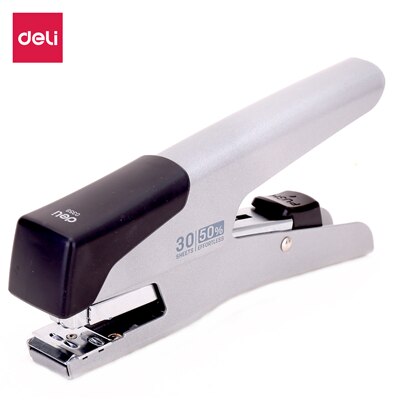 DELI 0358 alicates grapadora 24/6 de 26/6 de ahorro de energía mano grapadora de papelería de oficina staples Accesorios: Blanco