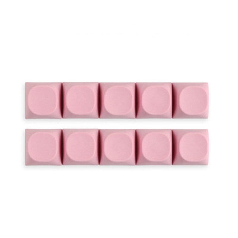 PBT Keycaps Set, Thick PBT No Printing Keycaps for Mechanical Keyboard (10Pcs/Set) - Only Keycaps, Not the Keyboard: PK