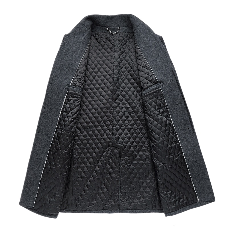 Bolubao märket herr ullblandningar kappor herr #39 ;s långa sektion slim fit trench tops vinter manlig ullblandningar kappa