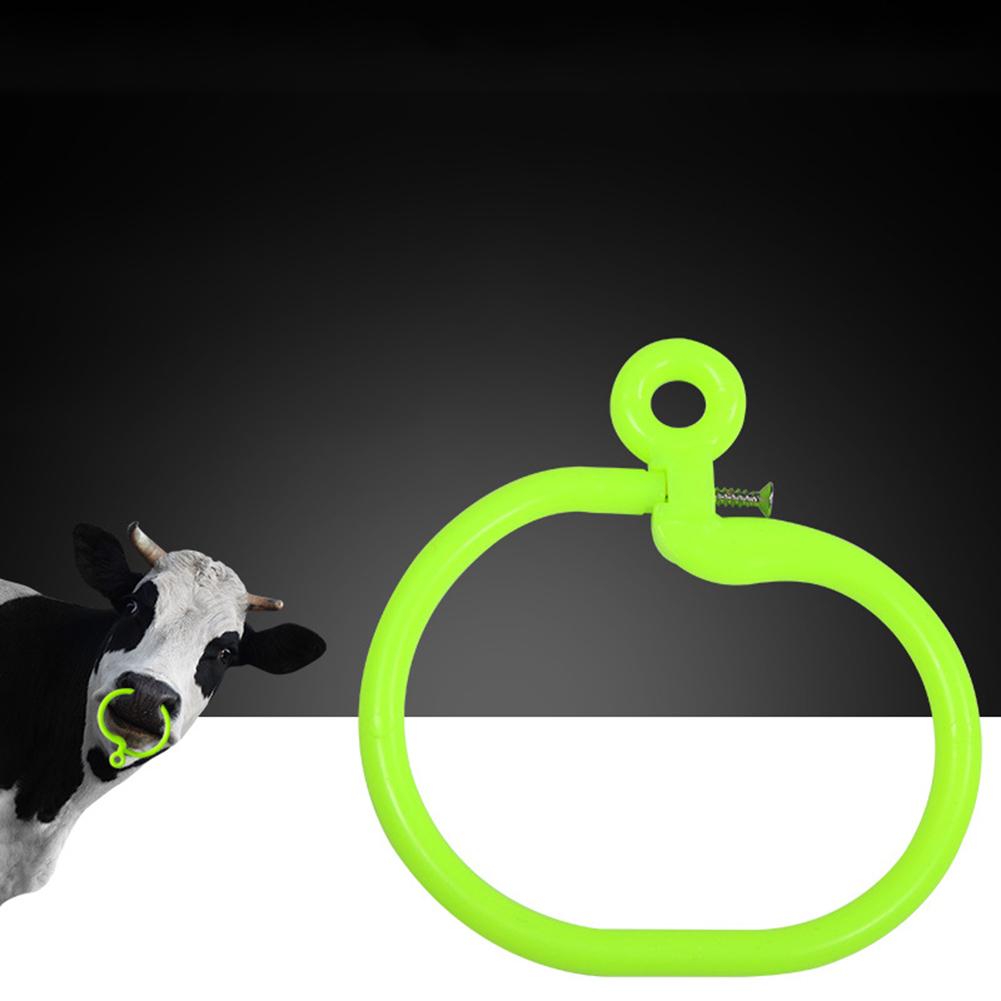 Plastic Cattle Nose Rings Cattle Bull Traction Ring Bovine Clamp Cattle Horse Farm Animal Livestock Tools Cow Cattle Nose Ring