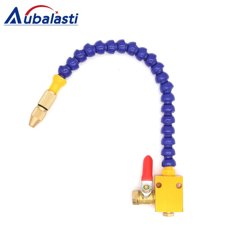 Cooling Sprayer Mist Coolant Lubrication Spray System for 8mm Air Pipe CNC Lathe Milling Drill Engraving Machine Tool: Spray (blue)