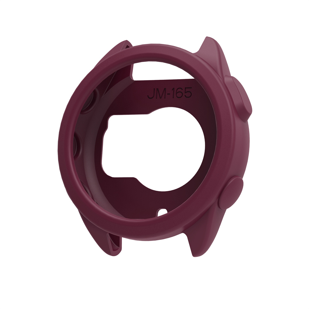 Para garmin forerunner 165 silicone capa protetora relógio escudo protetor macio e durável acessórios de decoração: AREIA ROSA
