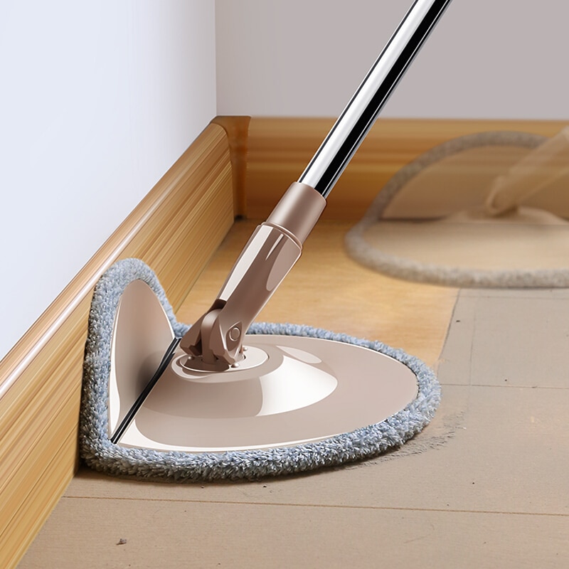 Fregona con cubo de microfibra para el hogar, fregona con asa ajustable, Herramientas de limpieza mágicas, manos libres