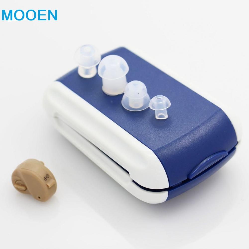 Best Sound In-ear Amplifier Super MINI Hearing Aid Aids device Adjustable Tone personal ear care tools