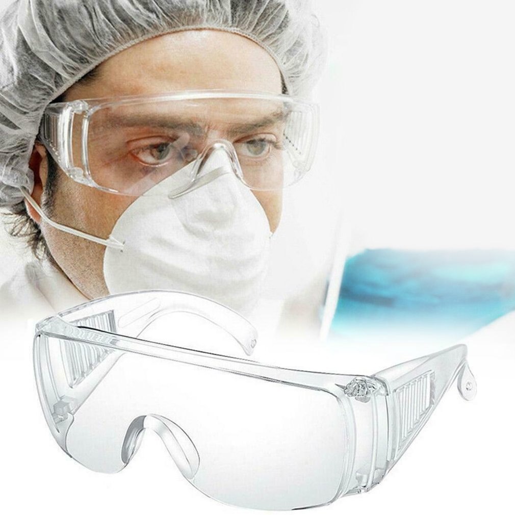 Clear Safety Goggles Workplace Eye Protection Wear Labour Working Protective Glasses Wind Dust Anti-fog Clinic Use Glasses