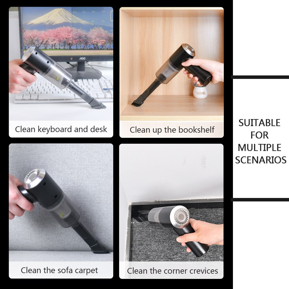 5500Pa Krachtige Draadloze Auto Stofzuiger Draagbare Handheld 120W Nat/Droog Gebruik Oplaadbare Thuis Wasbaar Auto Vacuüm cleaner