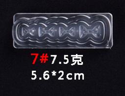 Mini Heart Seashell Resin Cabochon DIY Tool Silicone Molds Tiny Nail Bows Decors Resin Jewelry Flowers Charms Transparent Mold: 7