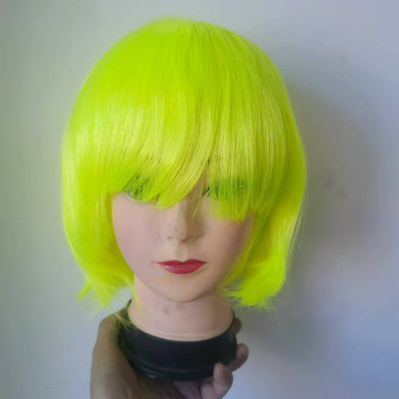 Peluca Bob para mujeres bonitas, pelucas Bob cortas, Natural, Cosplay de Halloween, pelucas de Anime, peluca sintética de colores bonitos para diaria de Navidad: Castaño