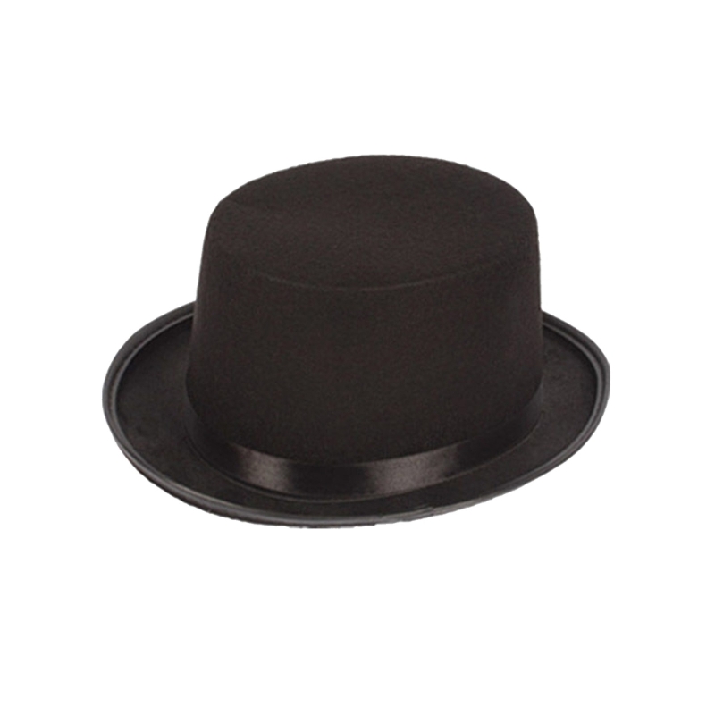 Chapeau haut de forme pour adulte/enfant cylindre chapeau magicien chapelier fou Costume de fête Fedora chapeau de magicien pour: Rouge