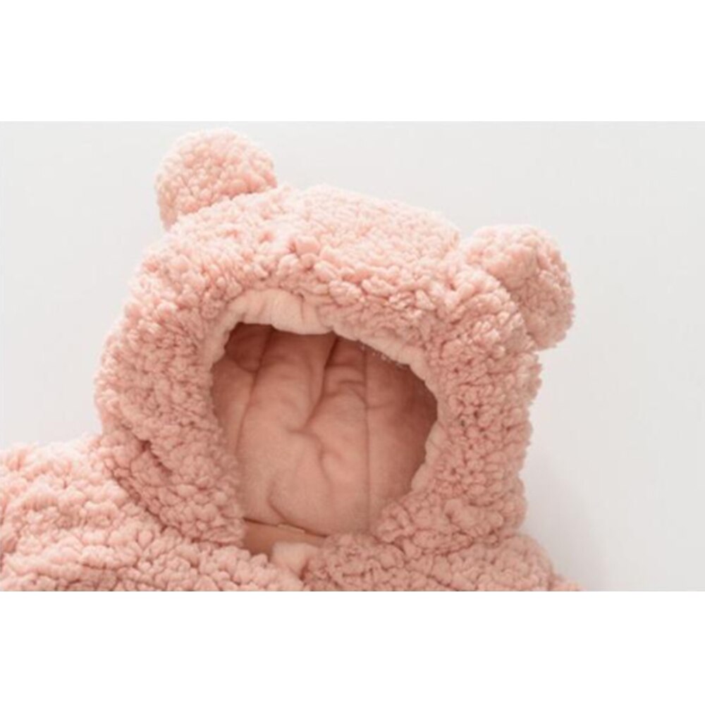 Mudkingdom Baby Clothes Long Sleeve Autumn Winter Ear Hooded Baby Boys Girls Jackets Fleece Thick Warm Outerwear Baby Coats