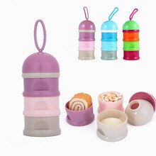 Baby Infant Portable Detachable Milk Powder Box Safety Baby Milk Powder Food Bottle Container Snack Practical Box