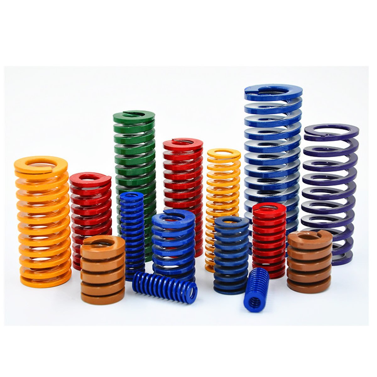 Injection molding Die Spring Yellow 22mm OD Light Load Compression Die Spring 22.0mm 22*100 22*125 22*150