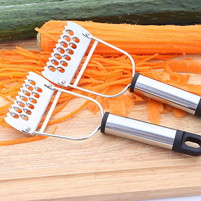 Pelador de verduras portátil de acero inoxidable, accesorios de cocina, herramientas de cocina, rebanador de frutas y zanahorias, 1 ud.
