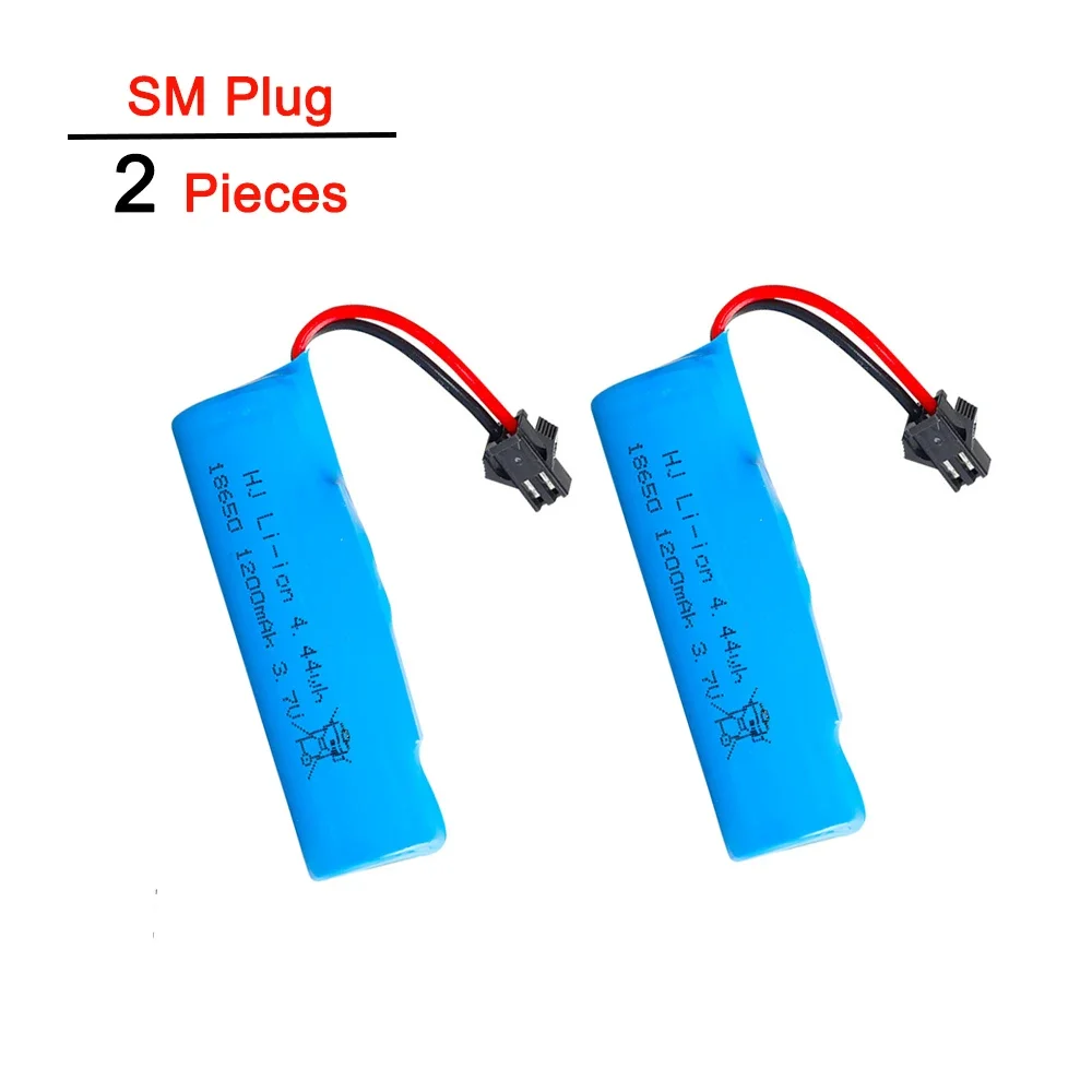 18650 paquetes de baterías Lipo 3,7 V 1200mah para coche de juguete Rc helicóptero aviones Baot tanque camión motocicletas batería de litio recargable: Morado