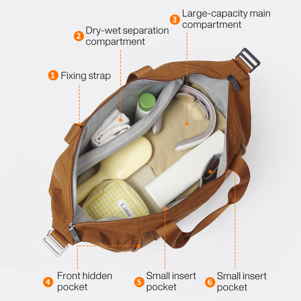 Mixi Travel Bags Women Large Size Capacity Sports Fitness Storage Bag Foldable Duffle Suit Bag For Shoulder Bag Handbag M3020