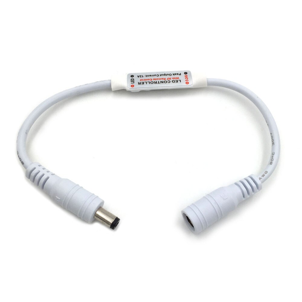 RF Wireless Mini Controller for LED Strip Lamp Bulb Lights Dimming 5V 12V 24V Remote Control Dimmer Switch DC/ Wire Connector