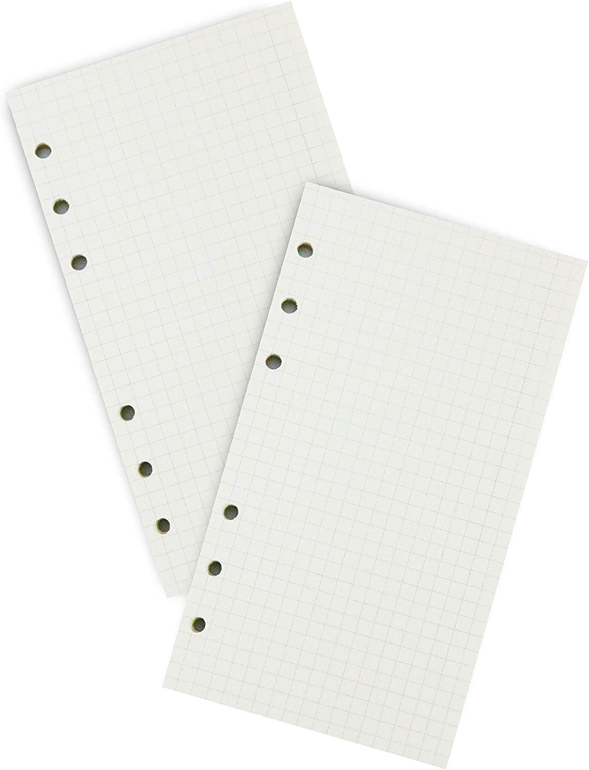 Kit de recharges A5/A6 6 trous, planificateur/organisateur, recharges par paquet, 90 Pages/45 feuilles par article (recharges régulières)