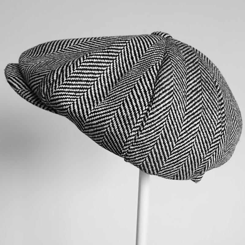 Speciale Aanbieding Mannen Britse Stijl Achthoekige Hoeden Gatsby Cap Klimop Hoed Vrouwen Katoen Flat Cabbie Cap Hoeden Krantenverkoper BLM203