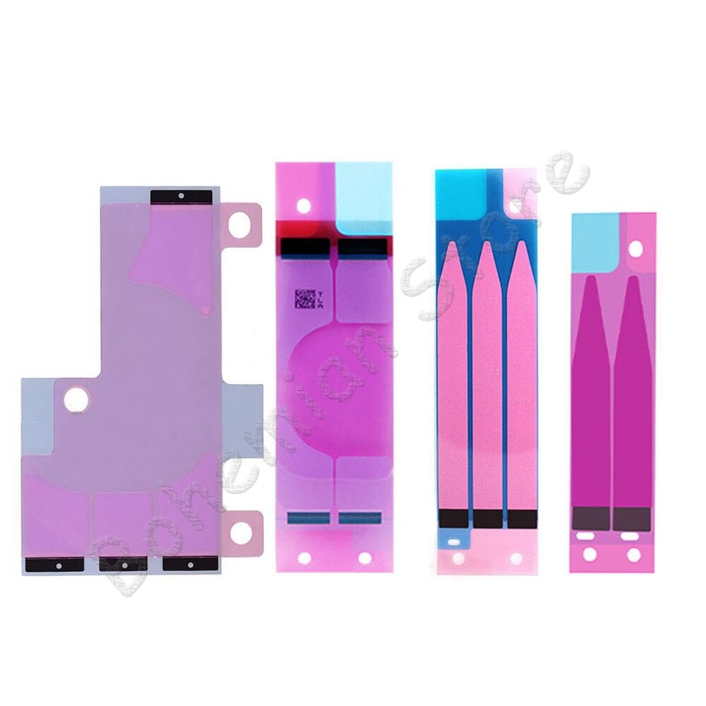 Tira de pegatinas adhesivas con batería para móvil, cinta adhesiva para iPhone 6, 6s, 7, 8 Plus, X, Xs, Max, XR, 5s, 5c, piezas de repuesto originales, 2 unidades