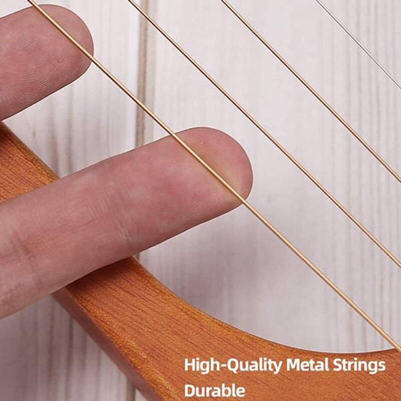 Lyre Harp 16 Strings,Phoenix Pattern Harp,Suitable for Beginners,Adults and Children,String Instrument,