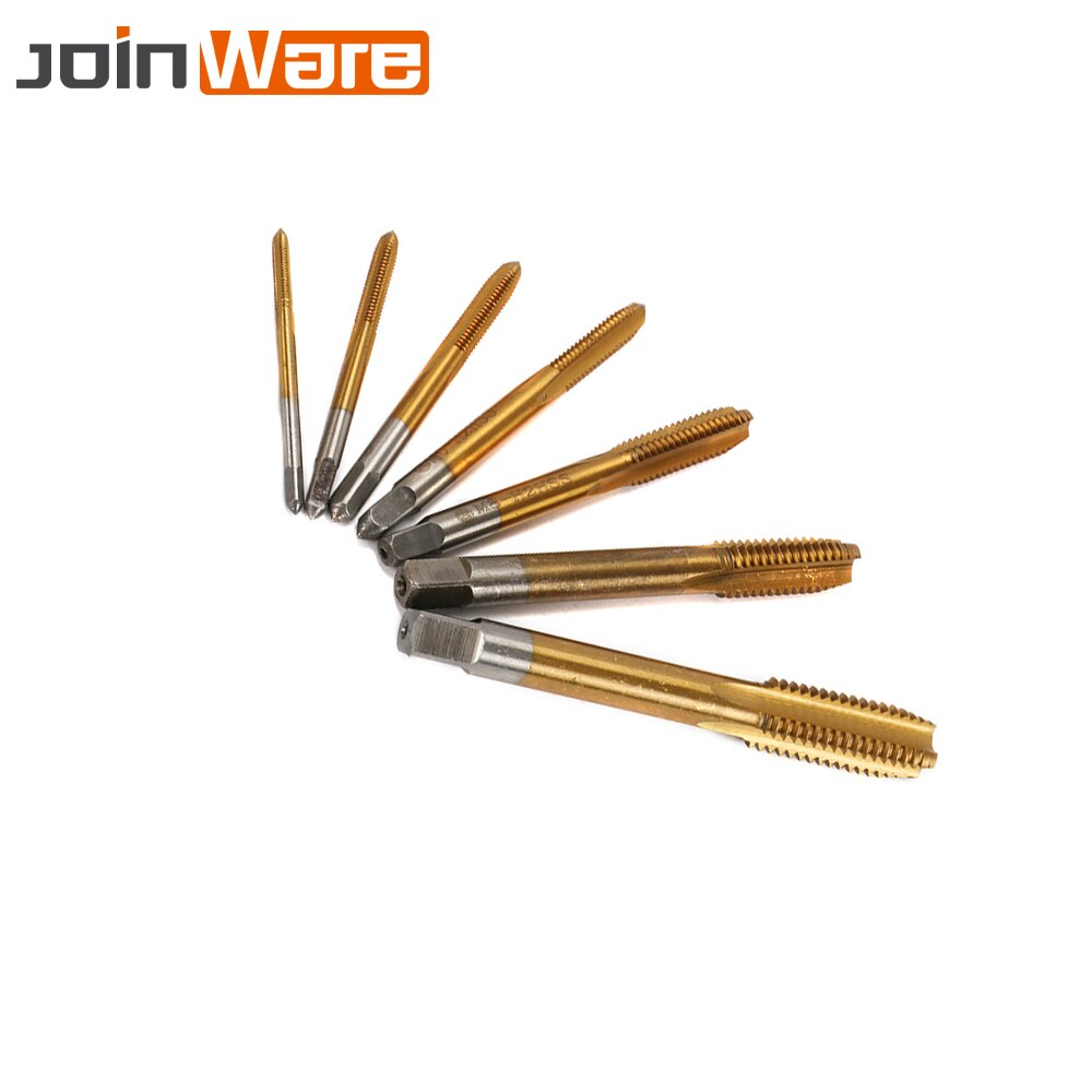 Mixed HSS M3 M4 M5 M6 M8 M10 M12 Machine Hand Screw Thread Metric Plug Tap Drill For Metalworking Machine Repairing