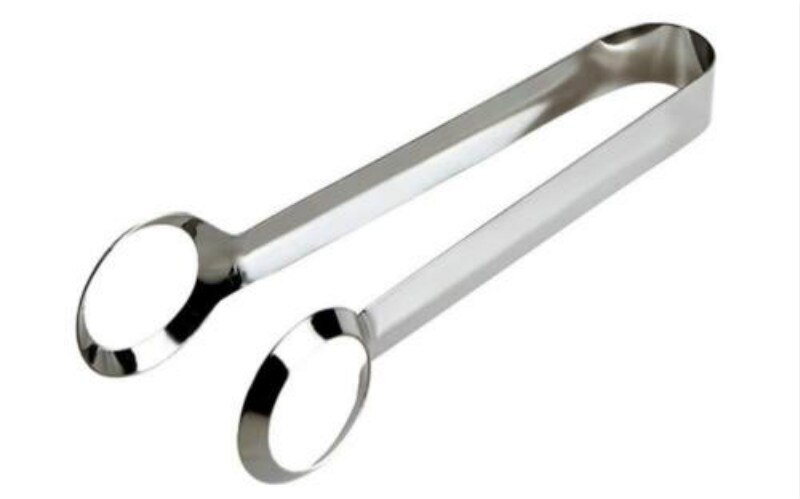 Kitchen Clamp Gadget Holder Cooking Tools Stainless Steel Egg Tong Clip