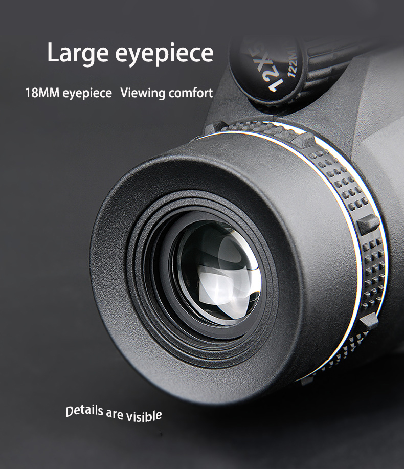 High Power Low Light Level Night Vision With Light Monocular Telescope