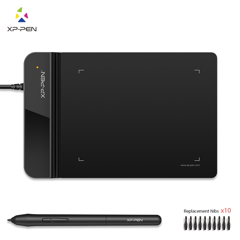 XP-Pen G430S Digital Tablet 6 x 4 inch Graphic Drawing Tablet with USB cable for OSU! with Battery-free stylus-8192 levels