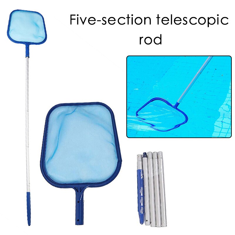 Blue Pool Cleaning Net Tool Salvage Net Mesh Pool Skimmer Leaf Catcher Bag Swimming Pool Cleaner Accessories: K-1050E