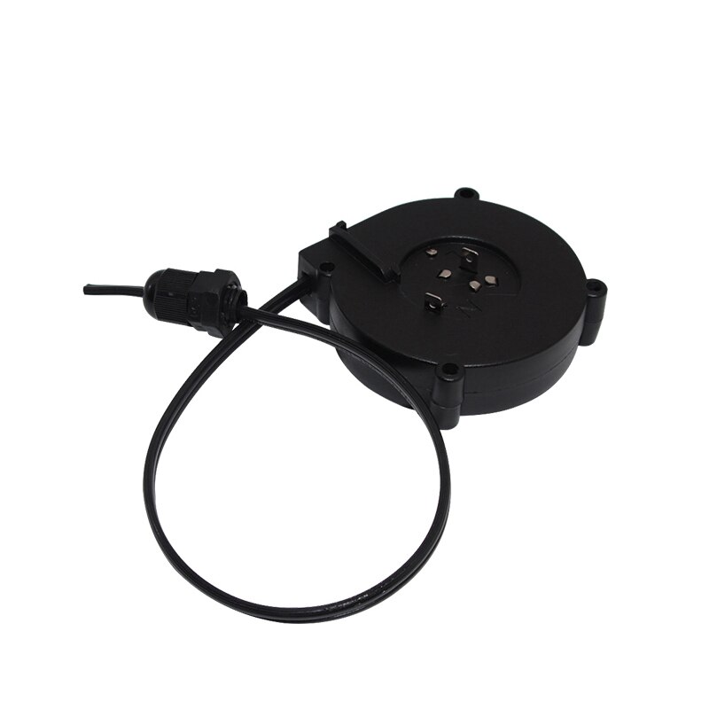 Too easy to use mini cable reel, small retractable power cord reel