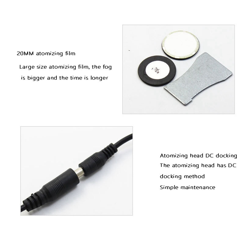 Mini Mist Maker With 12LED Color Humidifier For Home Fountain /Water Feature / Pond