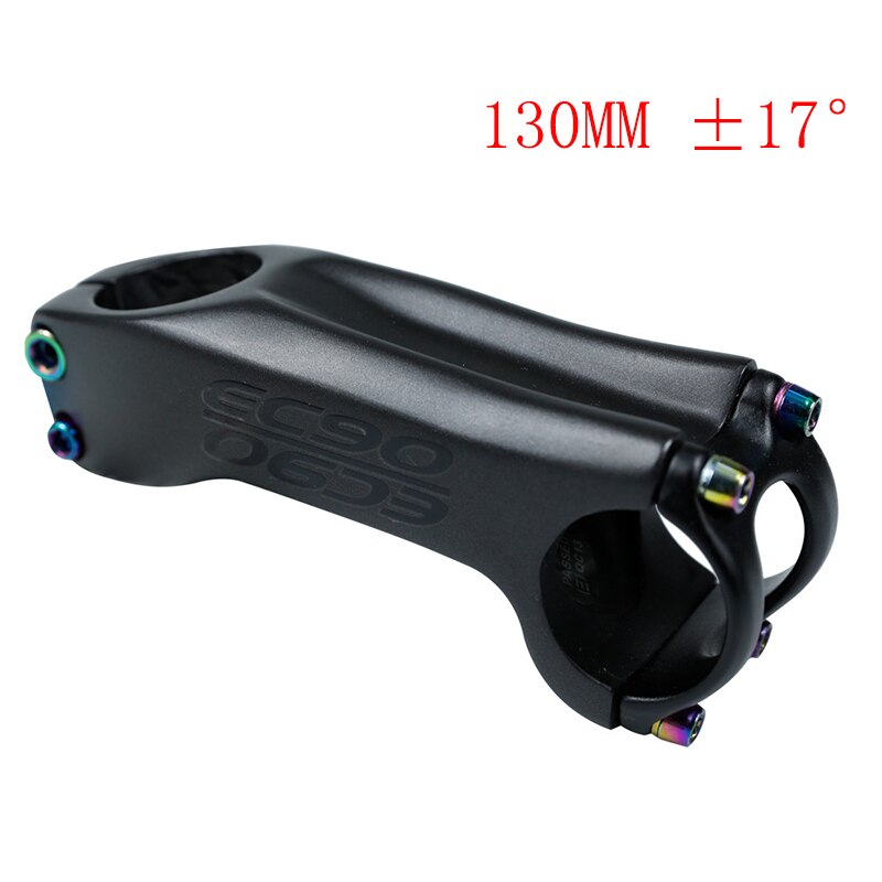 EC90 Carbon MTB mother bike 6/17 degree 31.8MM Road Bike carbon stem positive and negative Cycling parts Bicycle Stem: 130MM  17degrees