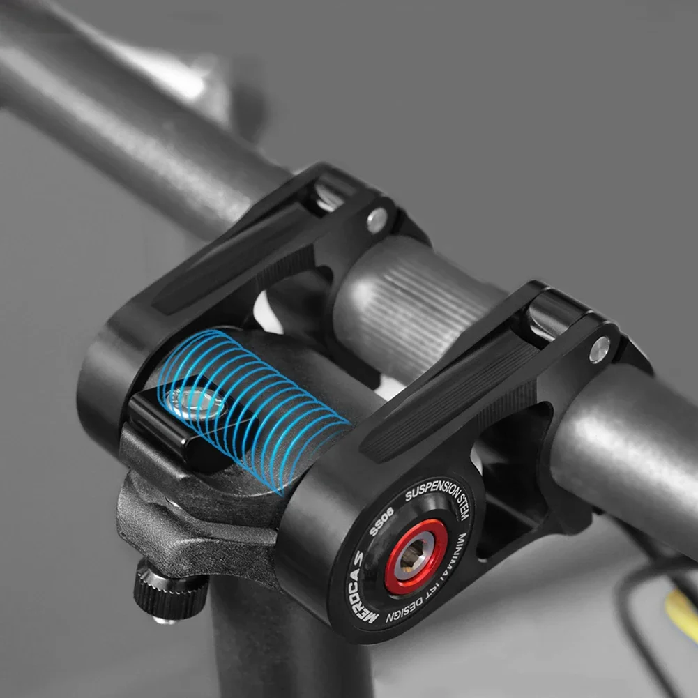 MEROCA Folding Bike Stem Shock Absorption Bicycle Stem 45mm length 25.4mm Installation Diameter for Folding Bicycle 412/SP18