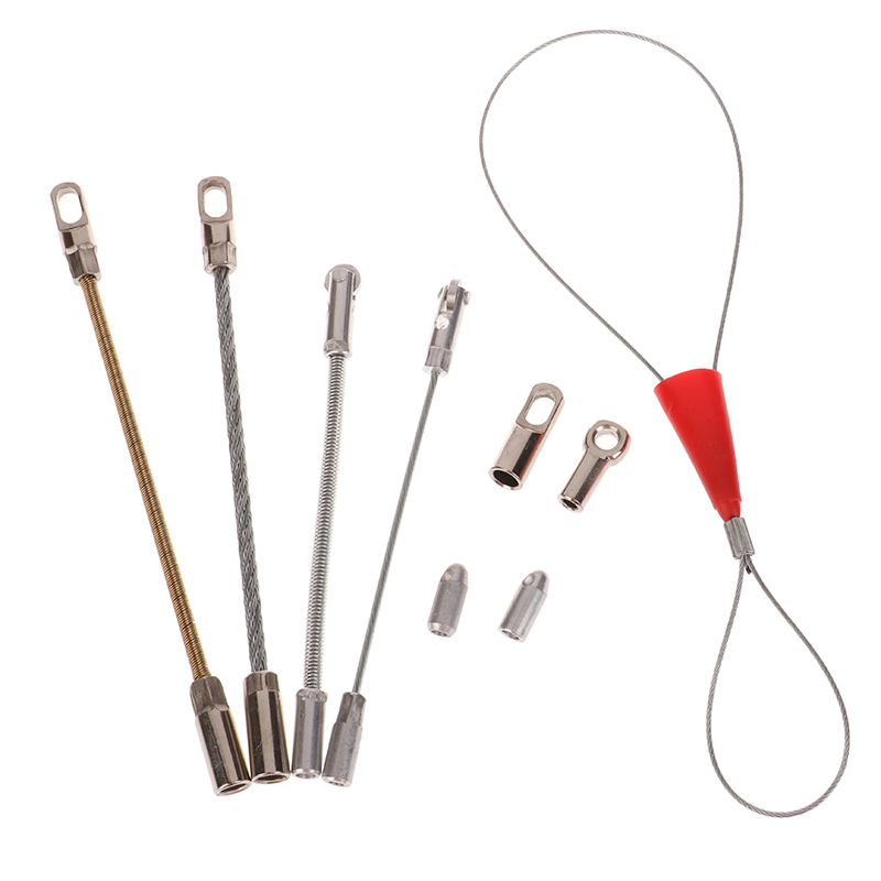 Guide de filetage automatique pour électricien, tête de connecteur, Guide de filetage, câble métallique, enfileur élastique, extracteur de câble, accessoires pour la réparation