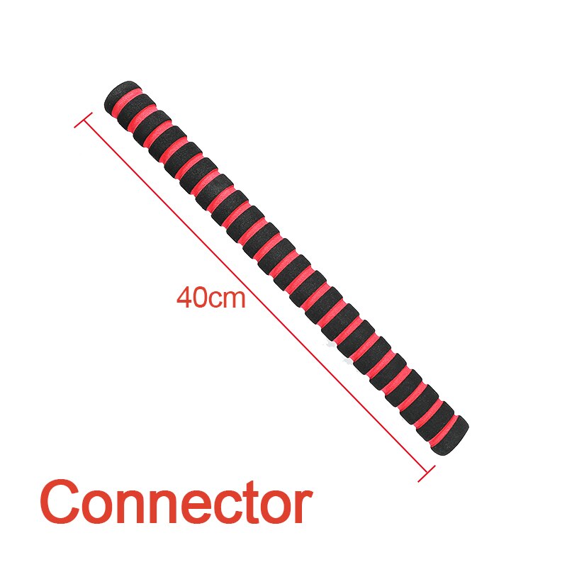 40/50cm Gym Fitness Solid Steel Dumbbell Rod Bar fo Body Building Weight Lift Training Strength Workout Barbell Handle Equipment: 40cm connector