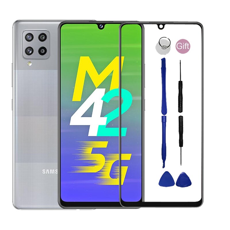 Voor Samsung Galaxy A42 M42 5G Voorpaneel Voor Samsung Galaxy A42 M42 Een 42 M 42 Touch Screen outer Glas Niet Lcd Display Sensor: M42 (5G)