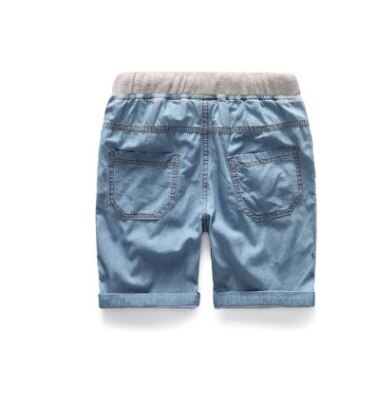 Pojkar sommar jeansshorts märke jeans stora pojkar shorts 1-12y barn & #39 ;s strandshorts casual pojkar shorts