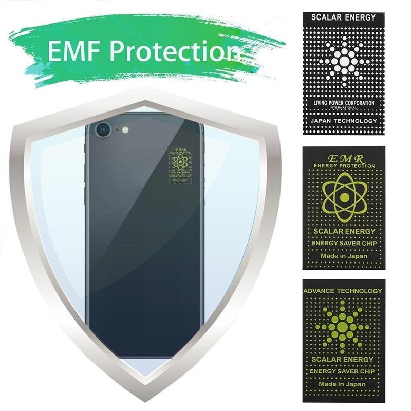BRIUERG EMF-beschermingssticker – 12 Stuks – Goudkleurig – 21x29 Mm – Voor Telefoon, Laptop, Tablet En Huishoudelijke Apparaten – Vermindert Straling