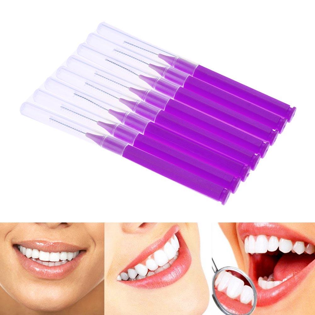 Rager 8 Stks/pak I Type Rager Tandheelkundige Borstel Massage Tandenstoker Schoonmaken Tandheelkundige Borstels Tanden Care