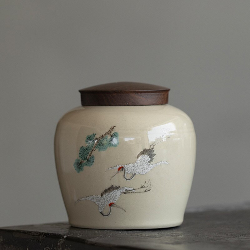 Chinese wood ash tea leaf cans household wooden li... – Vicedeal
